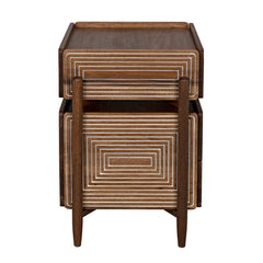 Noir Savino Side Table-Noir Furniture-Blue Hand Home