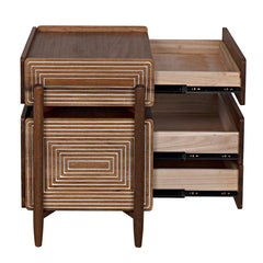 Noir Savino Side Table-Noir Furniture-Blue Hand Home