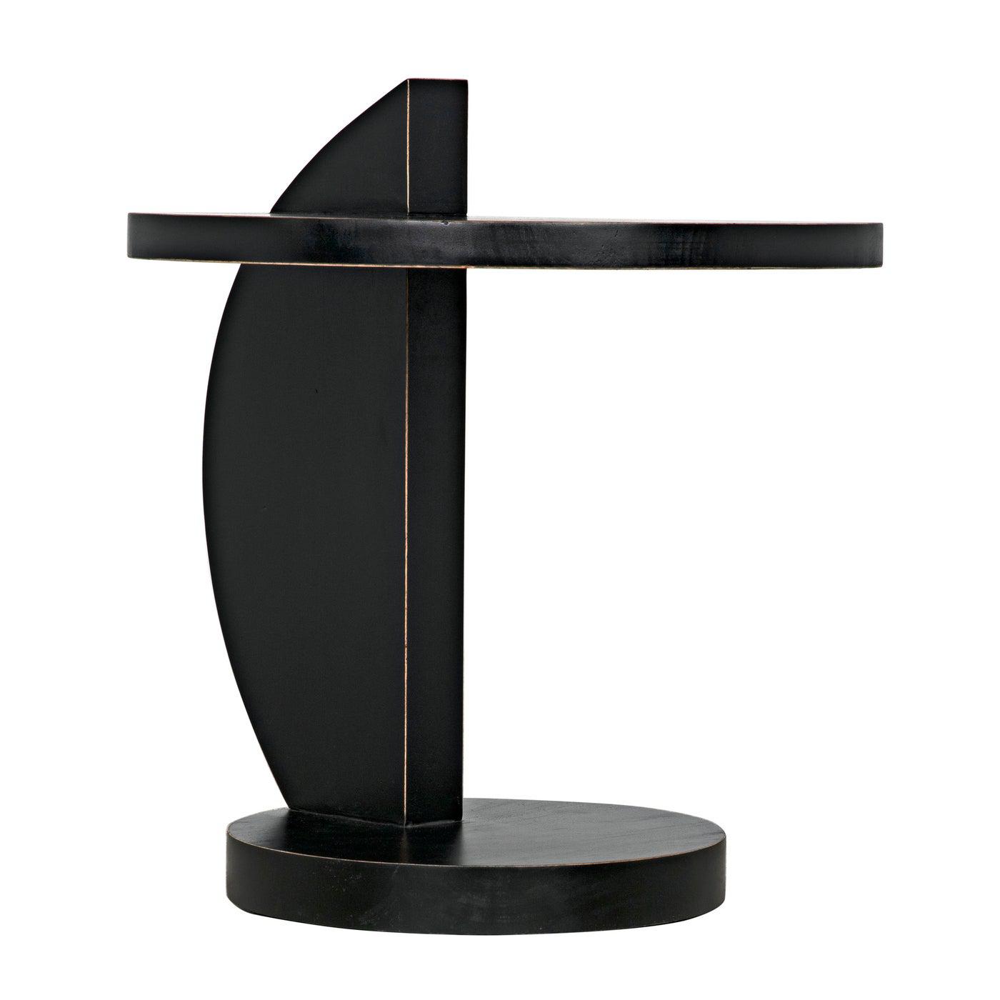 Reed Side Table-Noir Furniture-Blue Hand Home
