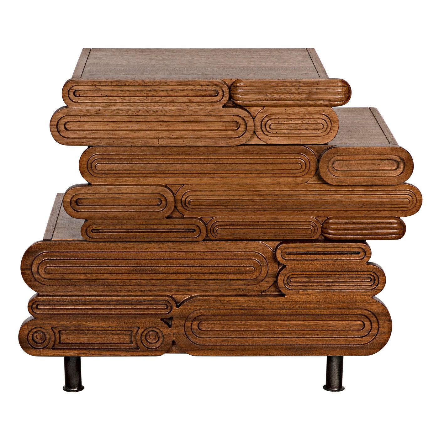Noir Harald Side Table, DW-Noir Furniture-Blue Hand Home