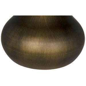 Mateo Side Table, Aged Brass-Noir Furniture-Blue Hand Home