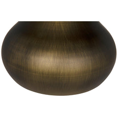 Mateo Side Table, Aged Brass