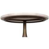Mateo Side Table, Aged Brass-Noir Furniture-Blue Hand Home