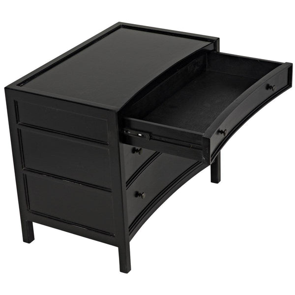 Noir Hampton Side Table Black-Noir Furniture-Blue Hand Home