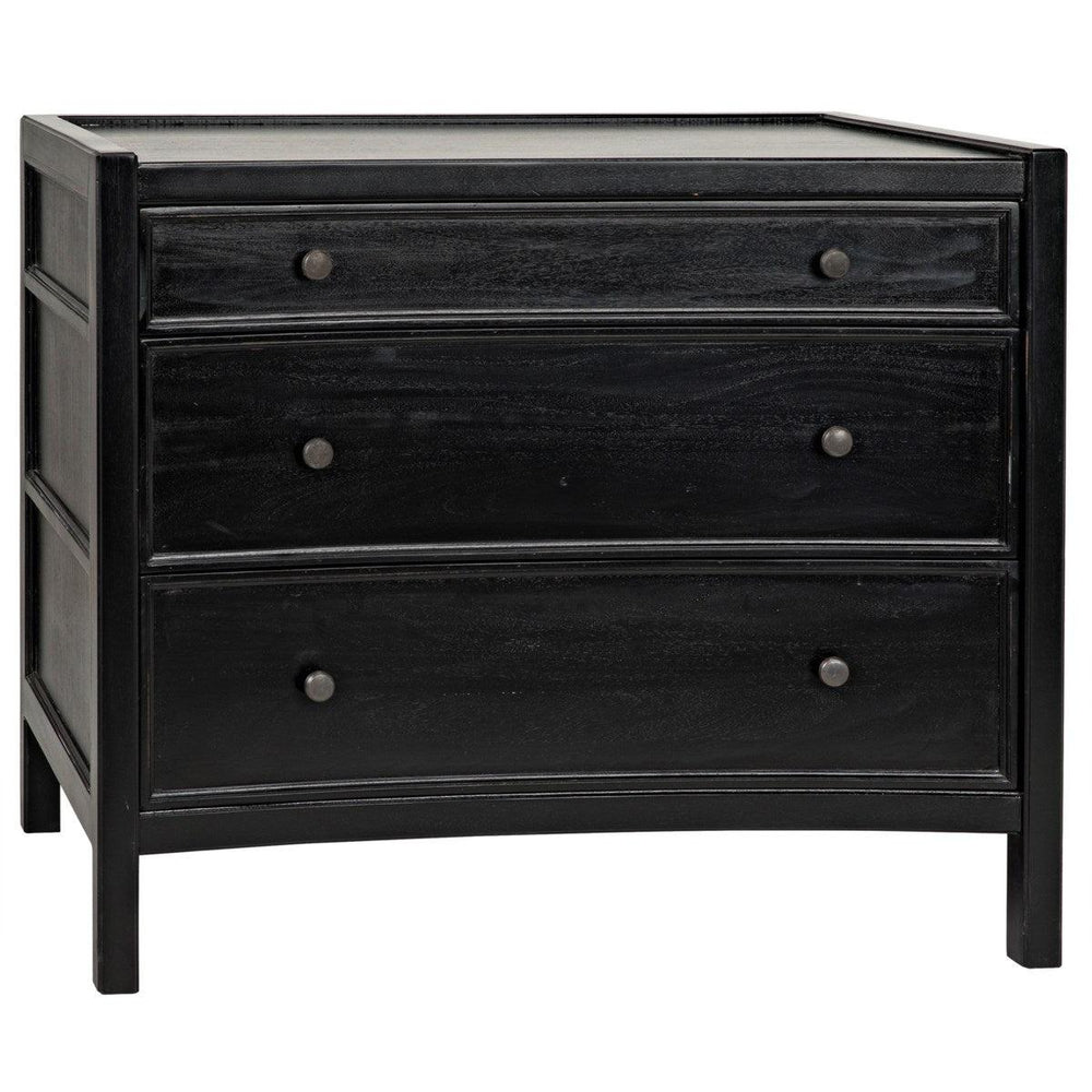 Noir Hampton Side Table Black-Noir Furniture-Blue Hand Home