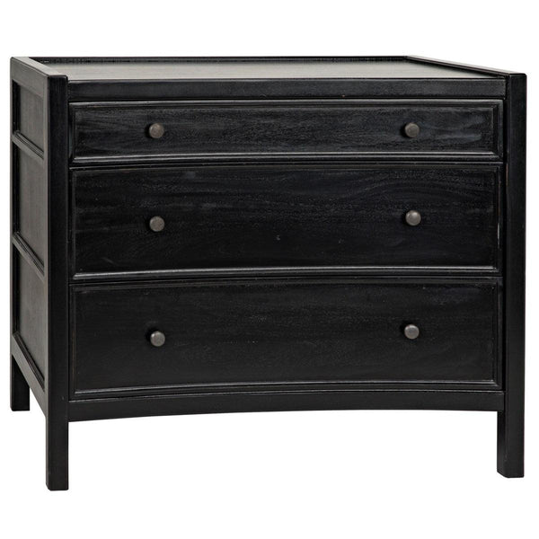 Noir Hampton Side Table Black-Noir Furniture-Blue Hand Home