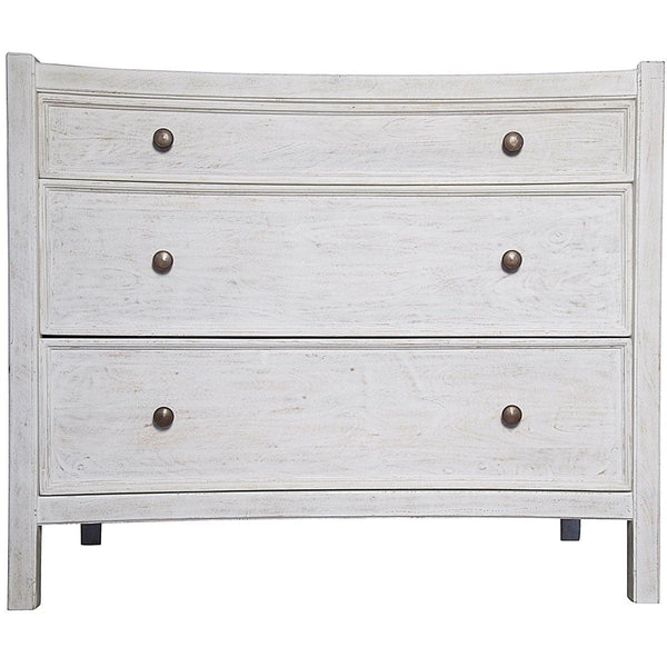 Noir Hampton Side Table, White Wash-Noir Furniture-Blue Hand Home
