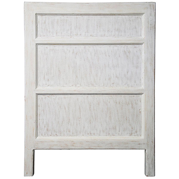 Noir Hampton Side Table, White Wash-Noir Furniture-Blue Hand Home
