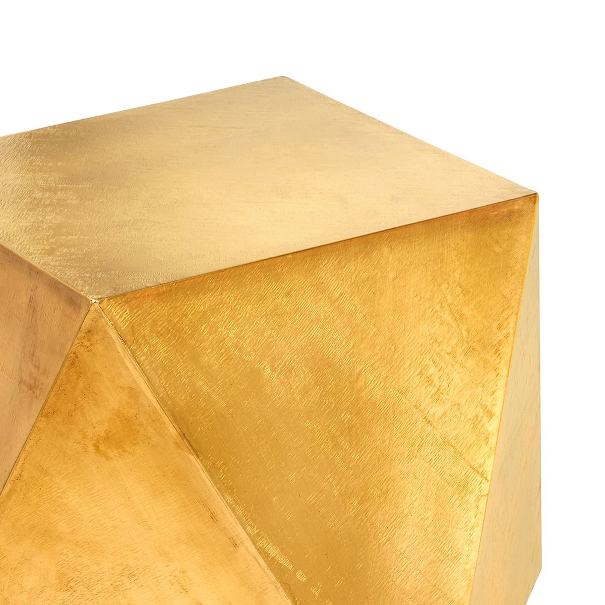 Villa & House - Hedron Side Table - Brass-Bungalow 5-Blue Hand Home
