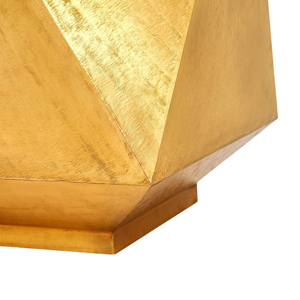 Villa & House - Hedron Side Table - Brass-Bungalow 5-Blue Hand Home