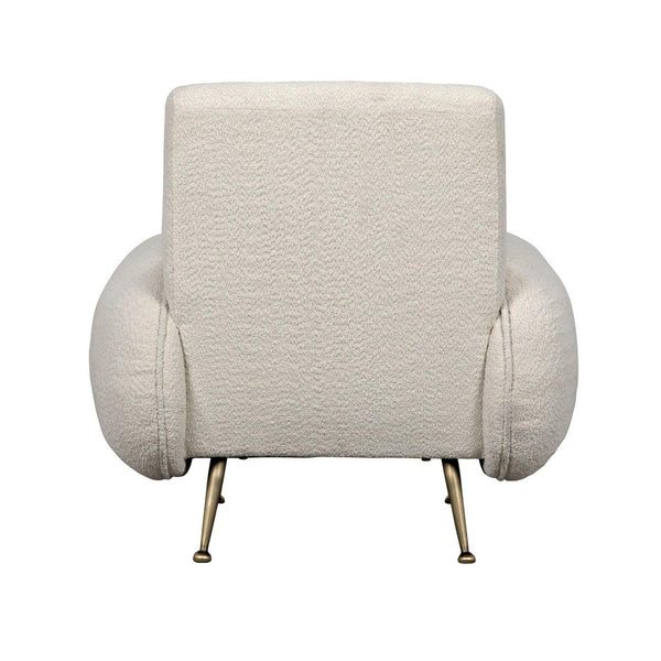 Noir Hera Chair, Boucle Fabric-Noir Furniture-Blue Hand Home