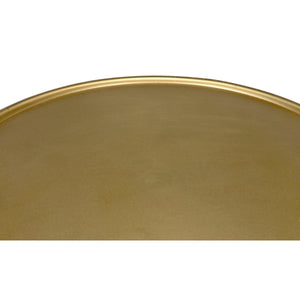 Noir Furniture Hiro Side Table, Short, Antique Brass-Noir Furniture-Blue Hand Home