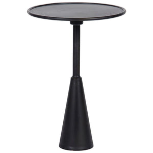 Noir Furniture Hiro Side Table, Black Metal-Noir Furniture-Blue Hand Home