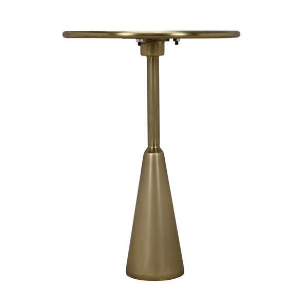 Noir Furniture Hiro Side Table, Antique Brass-Noir Furniture-Blue Hand Home