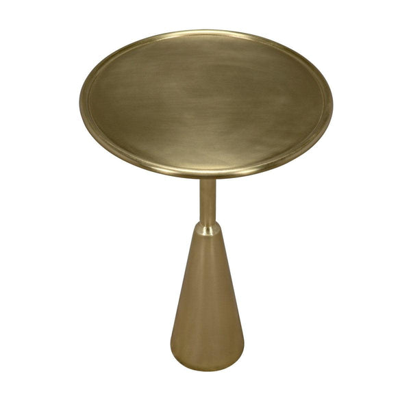 Noir Furniture Hiro Side Table, Antique Brass-Noir Furniture-Blue Hand Home