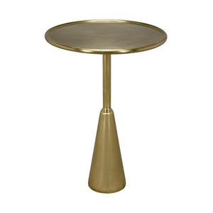 Noir Furniture Hiro Side Table, Antique Brass-Noir Furniture-Blue Hand Home
