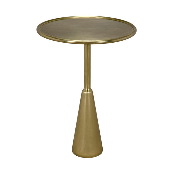 Noir Furniture Hiro Side Table, Antique Brass-Noir Furniture-Blue Hand Home