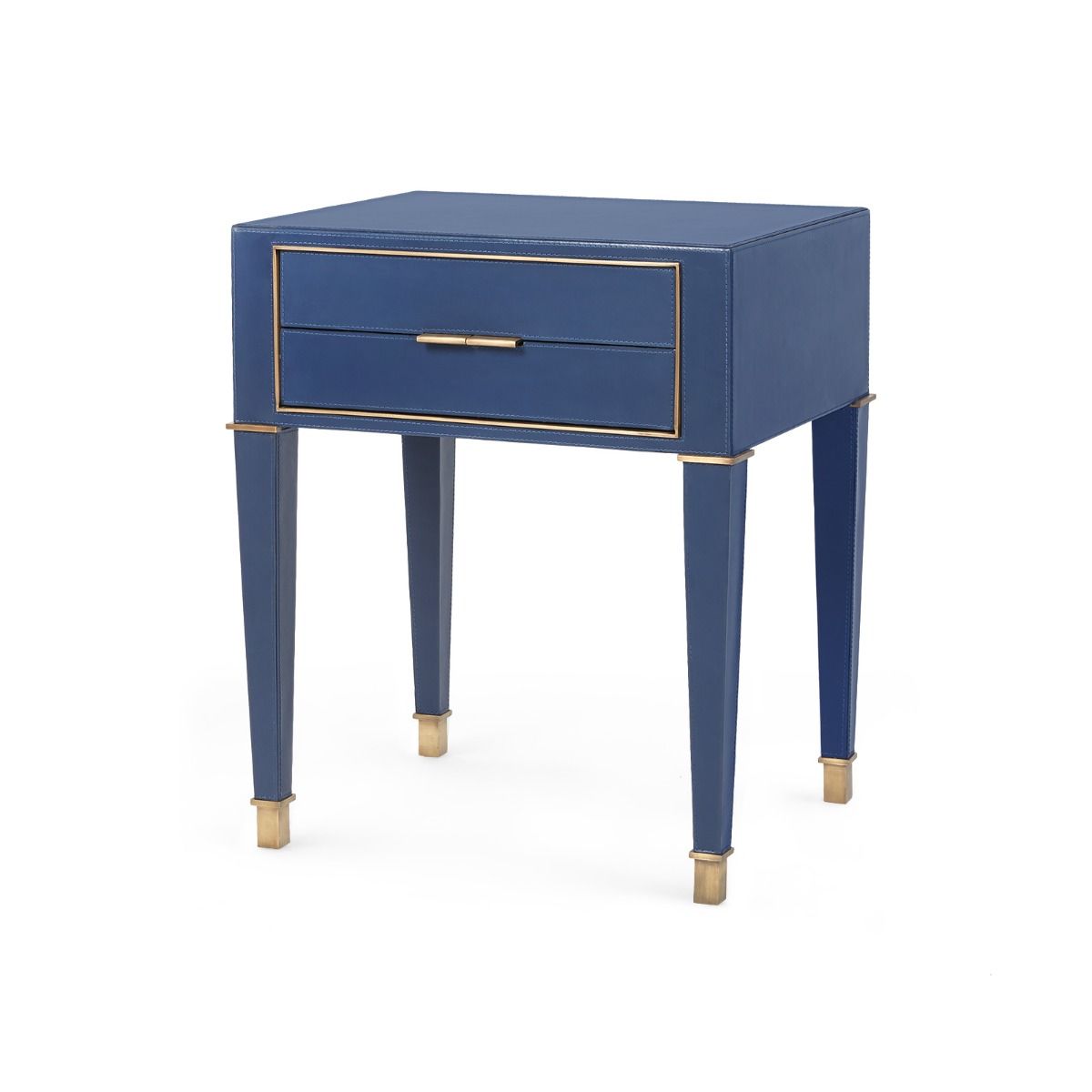Villa &amp; House - Hunter 2-Drawer Side Table - Navy Blue-Bungalow 5-Blue Hand Home