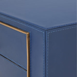 Villa & House - Hunter 2-Drawer Side Table - Navy Blue-Bungalow 5-Blue Hand Home