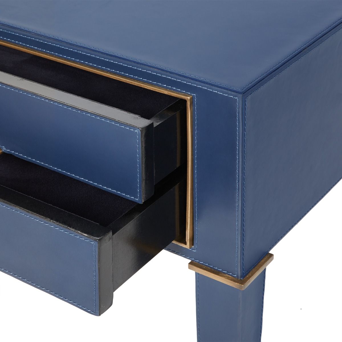 Villa & House - Hunter 2-Drawer Side Table - Navy Blue-Bungalow 5-Blue Hand Home
