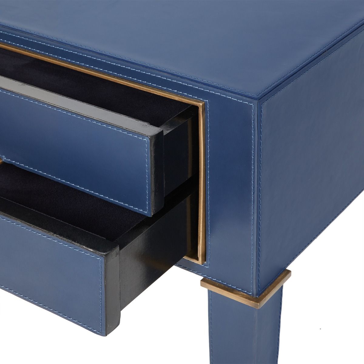 Villa &amp; House - Hunter 2-Drawer Side Table - Navy Blue-Bungalow 5-Blue Hand Home