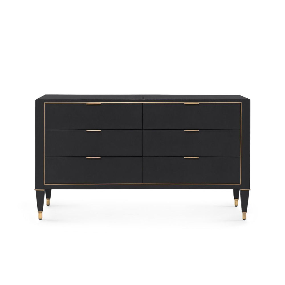Villa & House - Hunter Extra Large 6-drawer, Black-Bungalow 5-Blue Hand Home