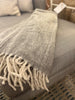 Mohair Throw Stripes-India Heritage-Blue Hand Home