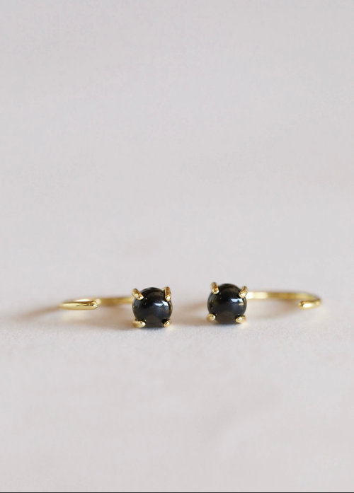 Huggies Earrings-JaxKelly-Blue Hand Home