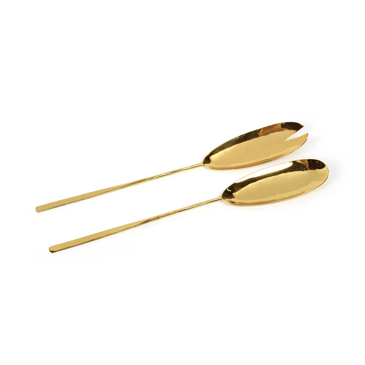 Maize Polished Gold Server Set-Blue Hand Home