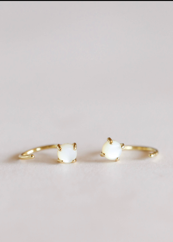 Huggies Earrings-JaxKelly-Blue Hand Home