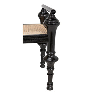 Indochine Bench-Noir Furniture-Blue Hand Home