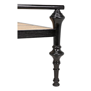 Indochine Bench-Noir Furniture-Blue Hand Home