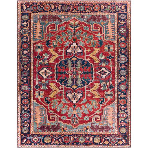 Iris Rug by Surya-irs-2317-Surya-Blue Hand Home