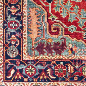 Iris Rug by Surya-irs-2317-Surya-Blue Hand Home