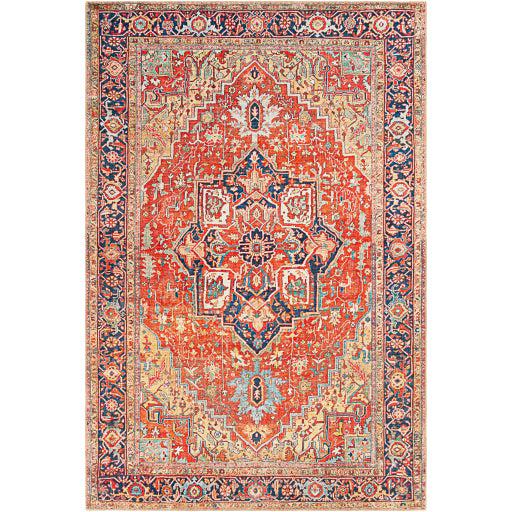 Iris Rug by Surya-irs-2341-Surya-Blue Hand Home