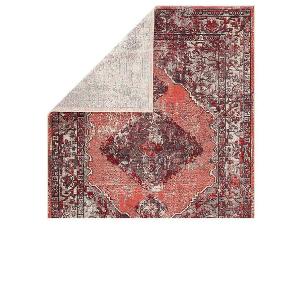 Jaipur Peridot Rugs - Lipstick Red/Burnt Orange-Jaipur Living-Blue Hand Home