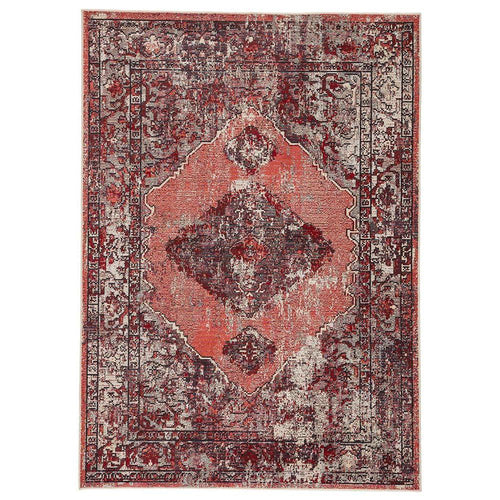 Jaipur Peridot Rugs - Lipstick Red/Burnt Orange-Jaipur Living-Blue Hand Home