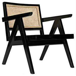 James Relax Chair, Charcoal Black-Noir Furniture-Blue Hand Home