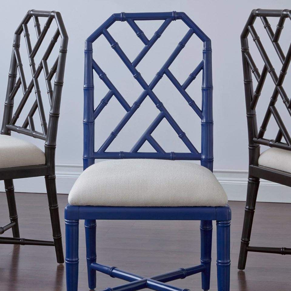 Villa &amp; House - Jardin Side Chair In Navy Blue-Bungalow 5-Blue Hand Home