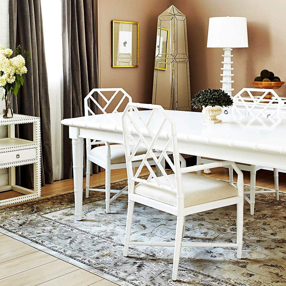 Villa & House - Jardin Armchair In White-Bungalow 5-Blue Hand Home