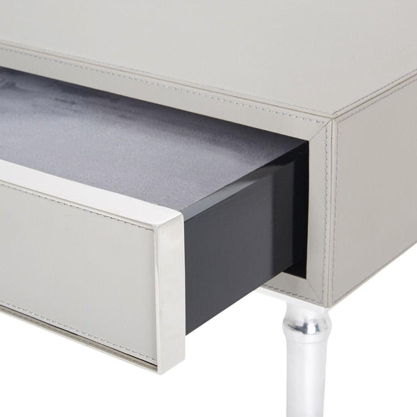 Villa & House - Jolene 1-Drawer Side Table - Gray-Bungalow 5-Blue Hand Home