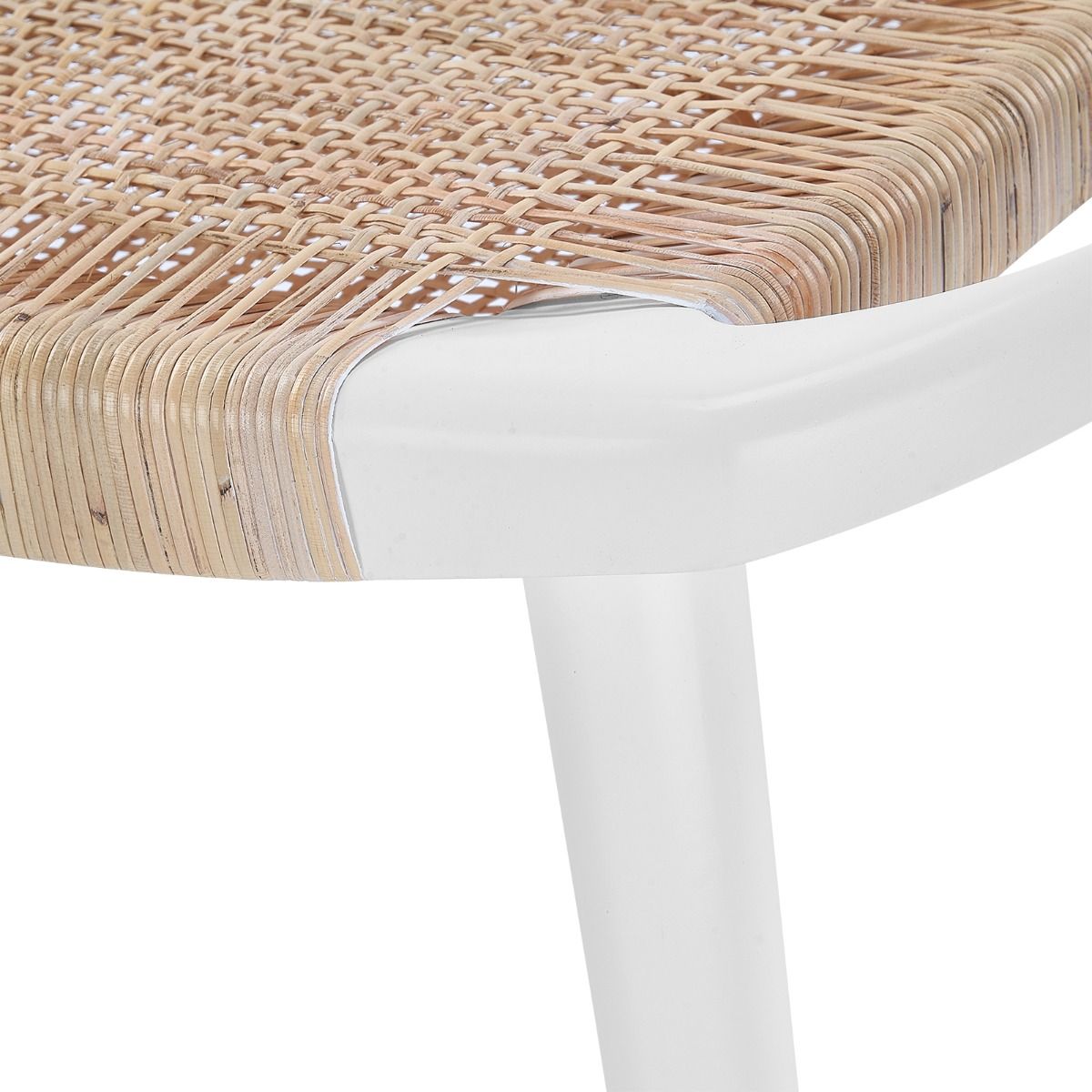 Villa &amp; House - Jerome Stool, White-Bungalow 5-Blue Hand Home