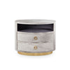 Villa & House - Julius 2-drawer Side Table, Gray-Bungalow 5-Blue Hand Home