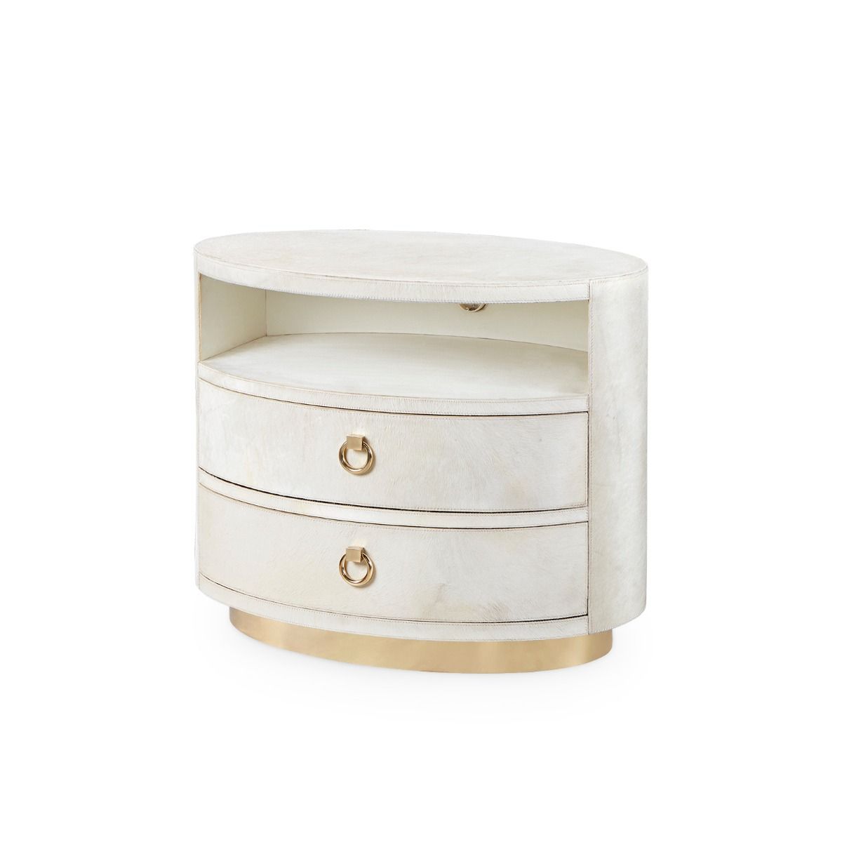 Villa & House - Julius 2-drawer Side Table, White-Bungalow 5-Blue Hand Home