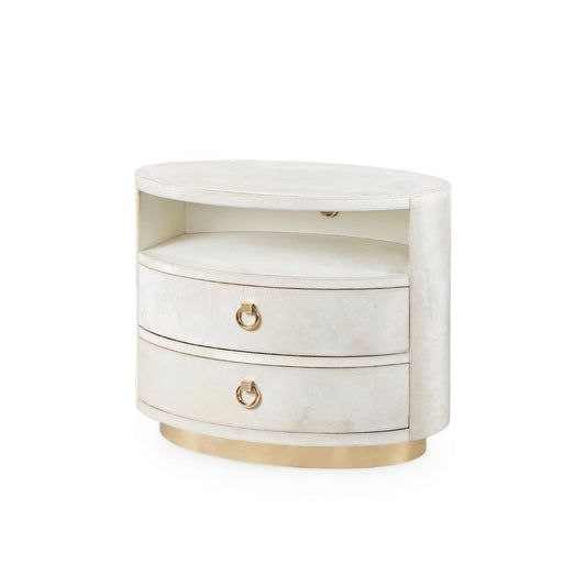 Villa & House - Julius 2-drawer Side Table, White-Bungalow 5-Blue Hand Home