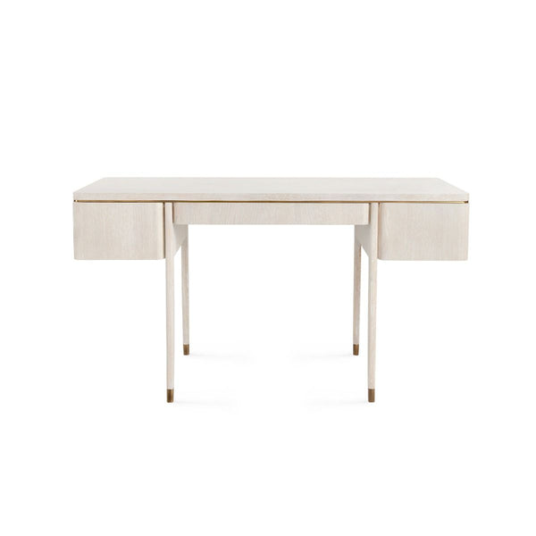 Villa & House - Lanna Desk, Bleached Cerused Oak-Bungalow 5-Blue Hand Home