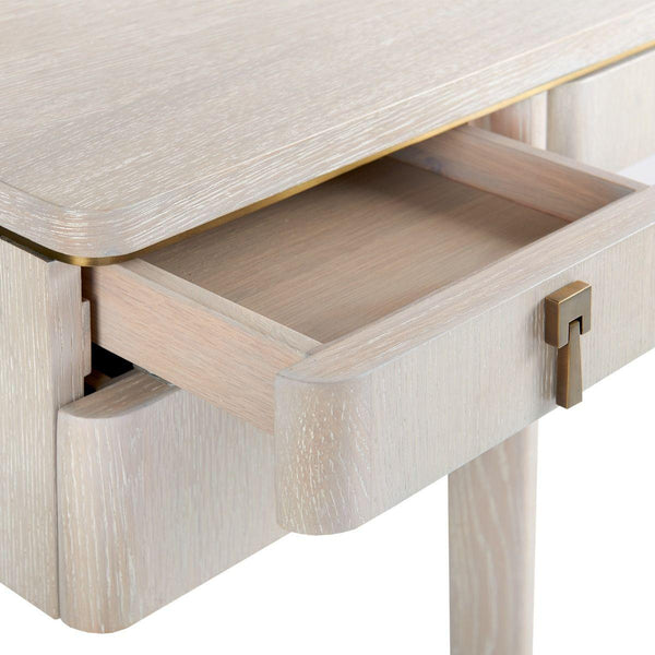 Villa & House - Lanna Desk, Bleached Cerused Oak-Bungalow 5-Blue Hand Home