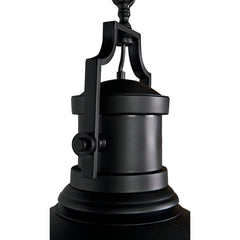 Metal Marine Fixture Pendant, Black Steel