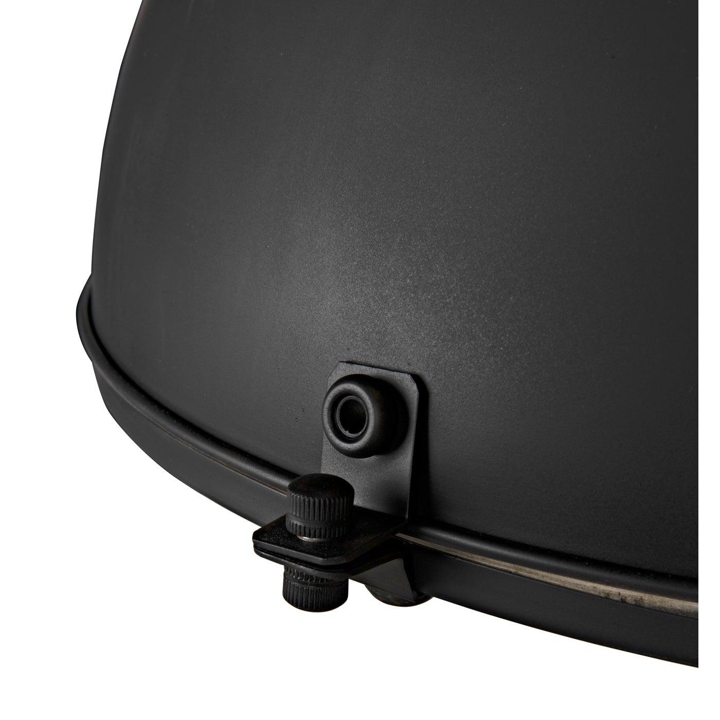 Metal Marine Fixture Pendant, Black Steel