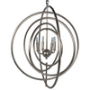 Brooks Pendant, Metal with Antique Silver Finish-Noir Furniture-Blue Hand Home